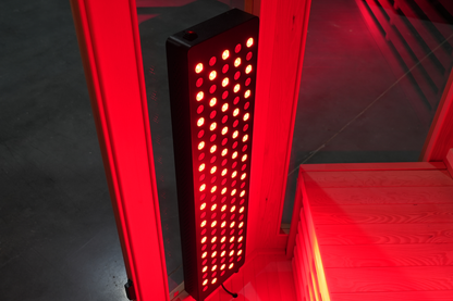 Blisspod Vienna RED 4–5 Person Full-Spectrum Infrared Corner Sauna