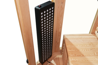 Blisspod Vienna RED 4–5 Person Full-Spectrum Infrared Corner Sauna