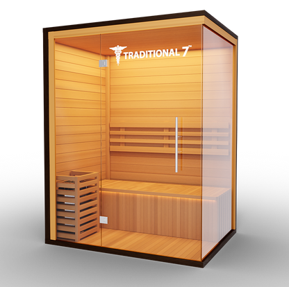 3 Person Home Steam Sauna | Traditional 7™
