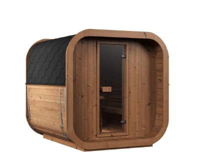 Mr. Steam Cubist Outdoor Sauna Room with 9 kW Heater & Control