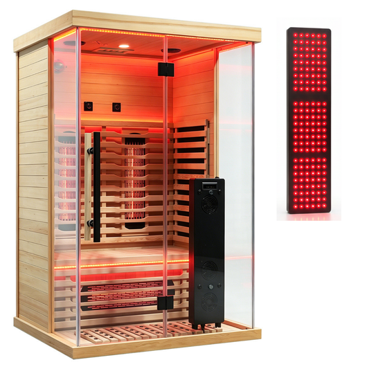 Blisspod Vantaa RED 2-Person Full-Spectrum Infrared Sauna